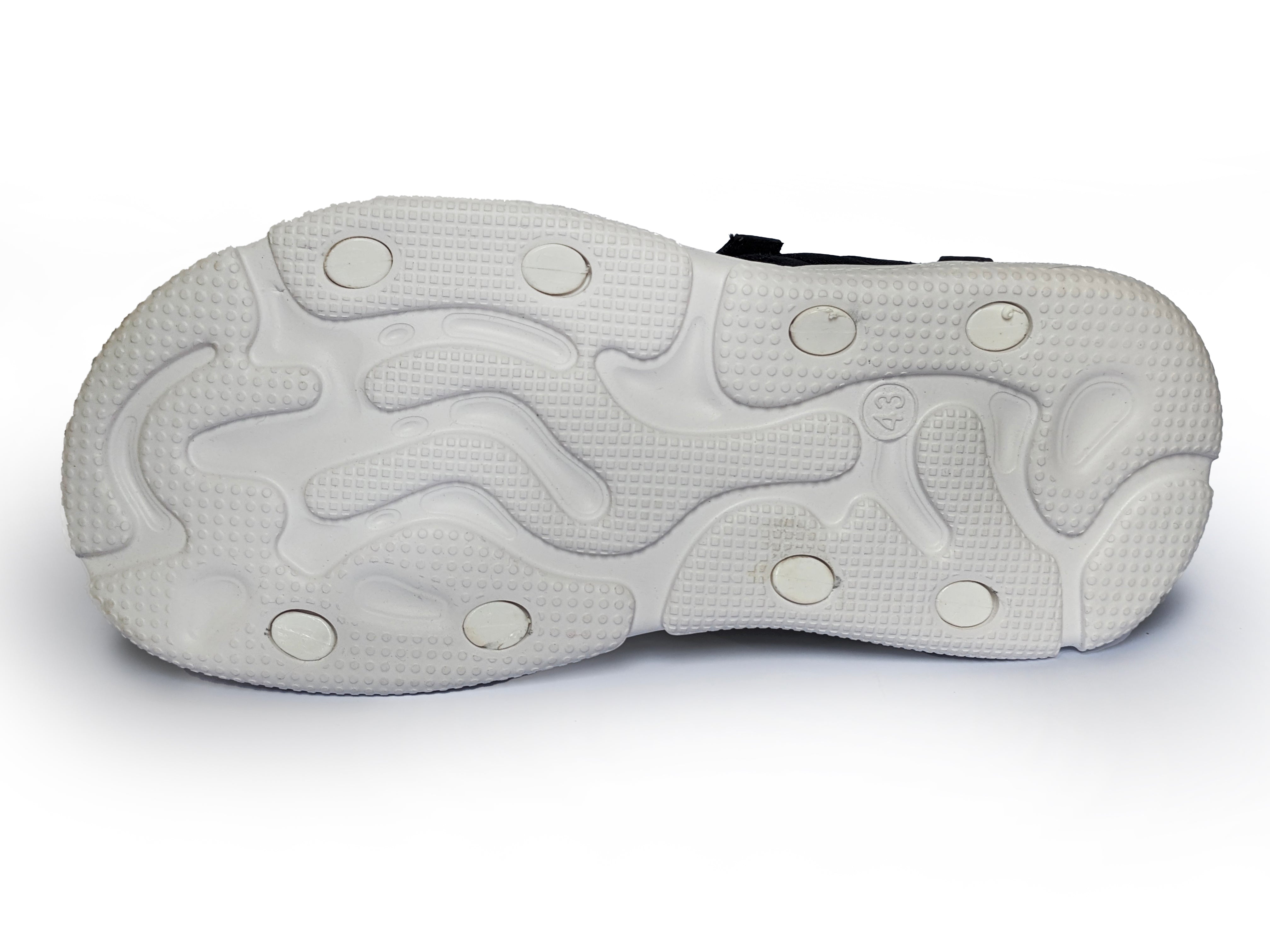 Men's  Casual Gravity Sandal- Black White