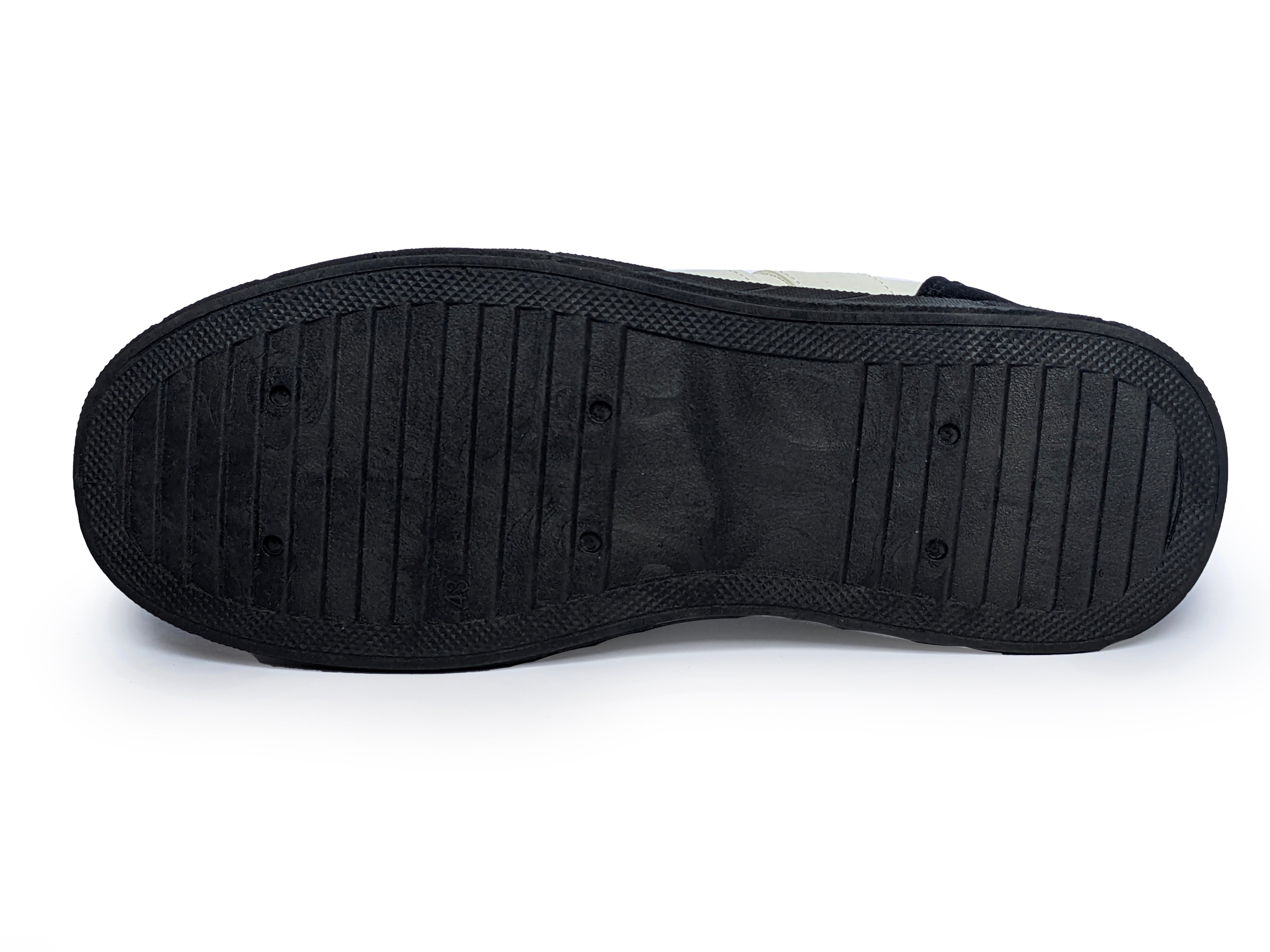 Men's Chunky Sole Sneakers – White & Black