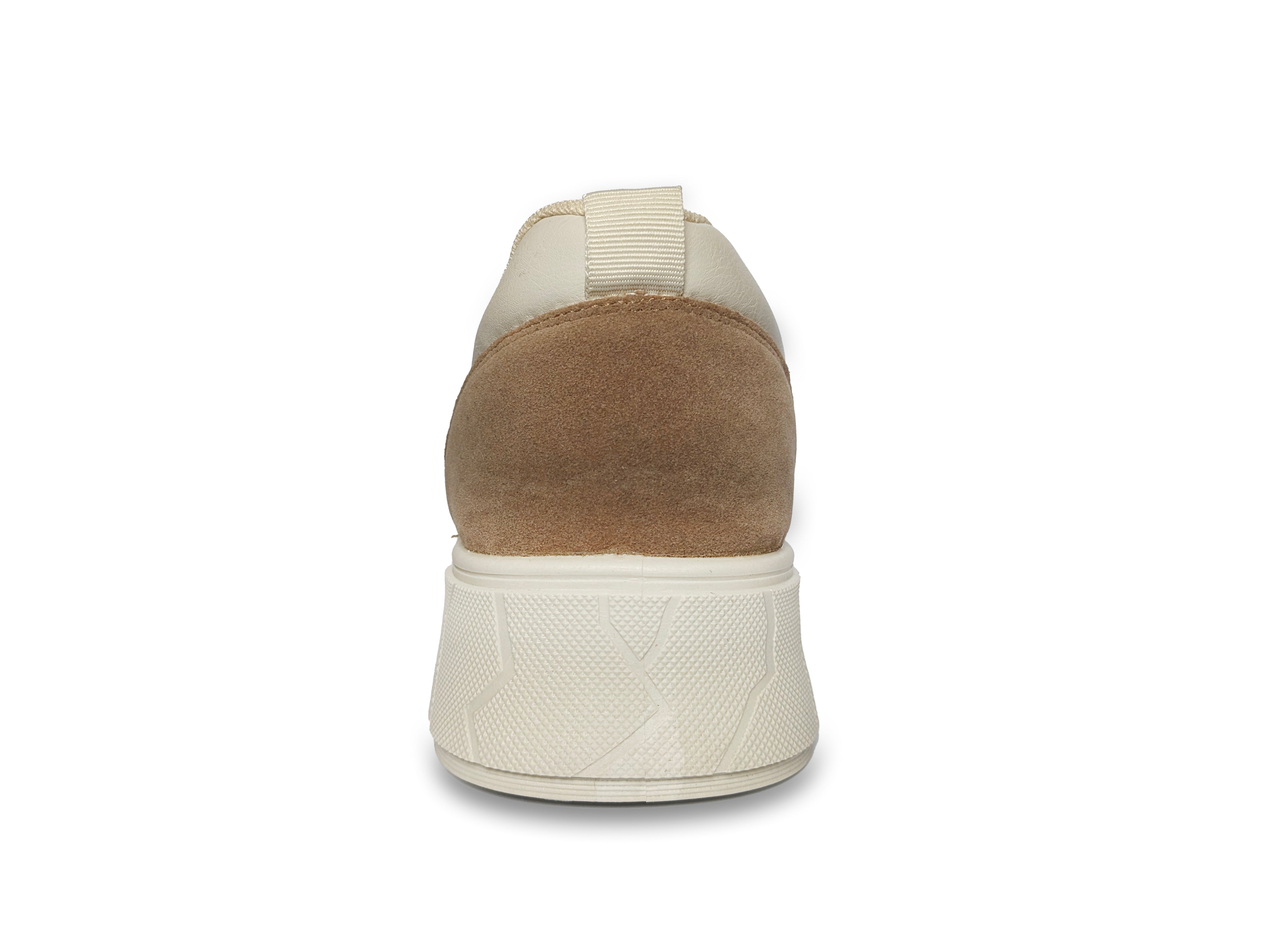 Men's Chunky Sole Sneakers – Cream Beige