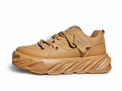 Men Fashion Sneaker-KMN Brown