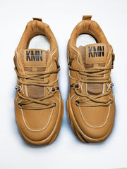 Men Fashion Sneaker-KMN Brown