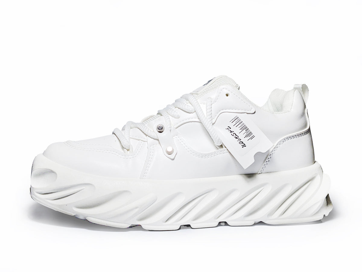 Men Fashion Sneaker-KMN White